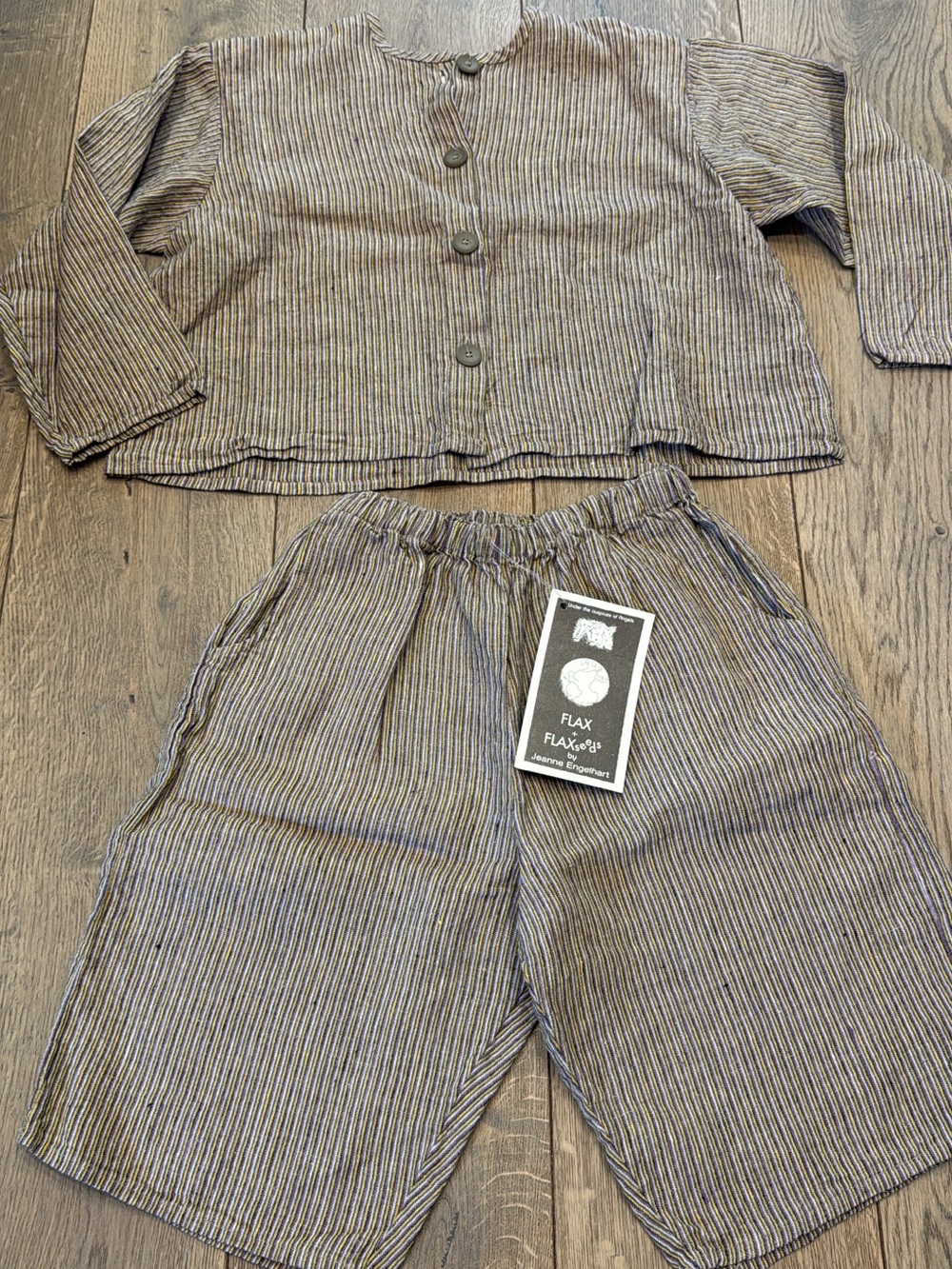 Flax Seeds by Flax Linen Set